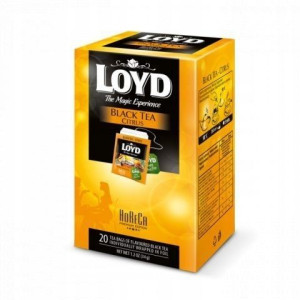 Herbata LOYD Black Tea Citrus ekspresowa koperty