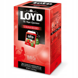 Herbata LOYD Truskawkowa ekspresowa koperty