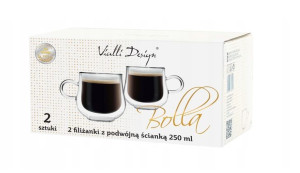 Szklanki termiczne z uchem 250ml