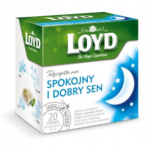 Herbata LOYD Spokojny i dobry sen piramidki