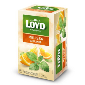 Herbata Loyd MELISA z pomarańczą 20 torebek