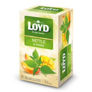 Herbata Loyd Pokrzywa o smaku mango 20 torebek