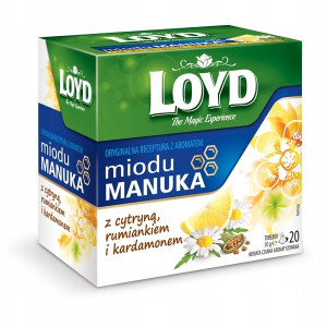 Herbata LOYD Miód Manuka cytryna rumianek kardamon