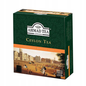 AHMAD TEA LONDON CEYLON TEA 100tb z zawieszką