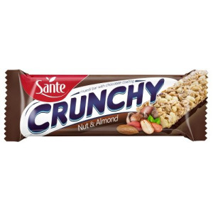 Baton Crunchy Orzech Migdał Czekoladzie 40g SANTE