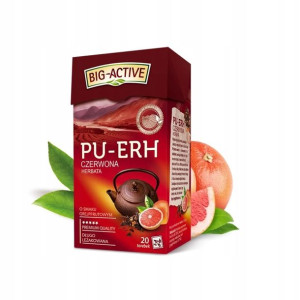Herbata czerwona Pu-Erh o smaku grejpfrutowym