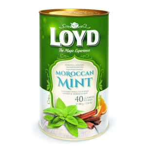 Herbata LOYD Mięta Moroccan piramidki PUSZKA 40szt