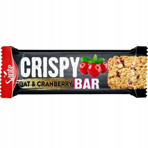 Baton Granola Bar Crunchy żurawina SANTE 24 x 40g