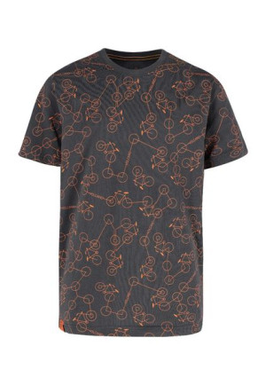 T-shirt chłopięcy z rowerami T-ROKI JUNIOR 158-164