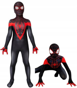 Strój Spiderman Kostium Bal Miles Morales 152-158
