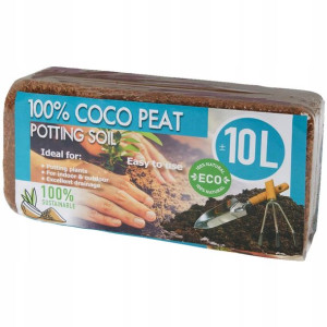 Podłoże kokosowe sciółka ziemia doniczkowa ECO 10L