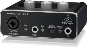 Behringer U-Phoria UM2 USB Audio Interfejs