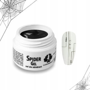 Żel do zdobień Spider Gel czarny black 3 ml