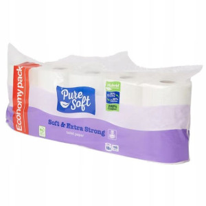 Papier toaletowy 3-warstwowy 190 listków Pure Soft