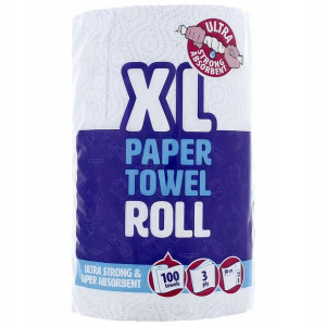Ręcznik kuchenny XL 25x30cm 100 listków duża rolka