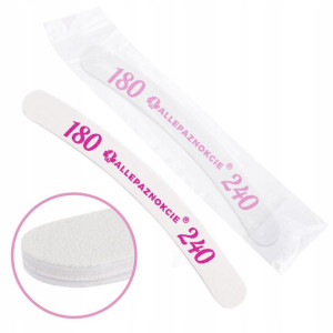 Pilnik paznokci banan 180/240 10szt High Quality