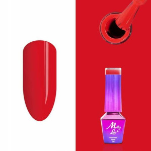 Lakier Hybrydowy MollyLac 5 ml Czerwony Ferrari