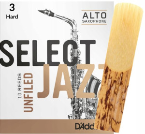 Stroik saksofon alt 3H RICO Select Jazz UNFILED