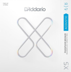 Struny do gitary akustyka 12 strunowego XS 10-47