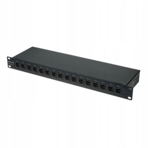 Krosownica splitter patchbay XLR 16 Millenium PB16