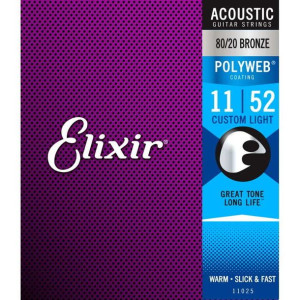 Struny do gitary akustycznej Elixir 11025 11-52