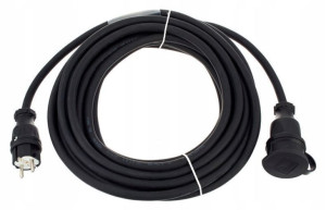 Kabel przewód zasilający przedłużacz 10m 2,5 mm²