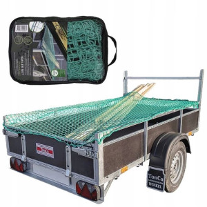 Siatka transportowa bagażowa do przyczepy 150x220