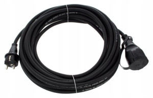Kabel przewód zasilający przedłużacz 10 m 1,5 mm²