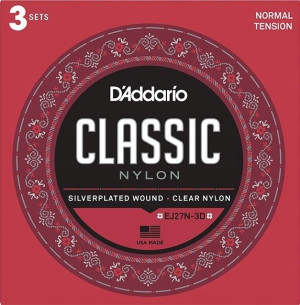 Struny do klasyka Daddario EJ27N 3D