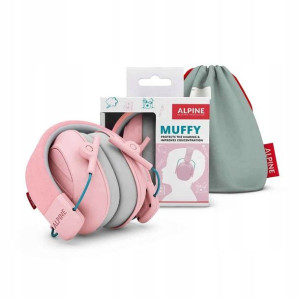 Ochronniki słuchu dla dzieci Alpine Muffy Pink 5+