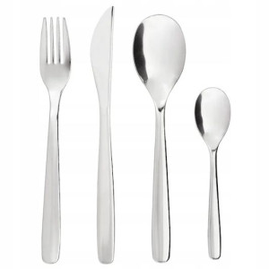 Komplet sztućców 16 szt IKEA sztućce stal nierdz.
