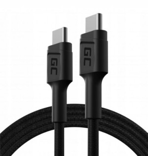 Kabel USB C Green Cell 60W 480Mbps QC3.0 120 cm