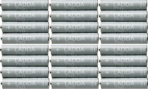 Baterie AAA 750mAH 24szt HR03 akumulatorki IKEA