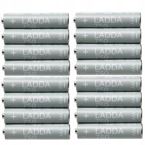 Baterie AAA 750mAH 16szt HR03 akumulatorki IKEA