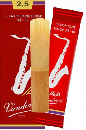 Stroik saksofon tenor 2,5 Vandoren JAVA Filed Red