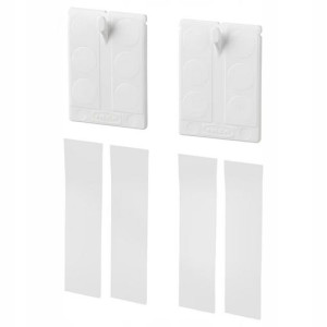 Samoprzylepny haczyk do ramy biały Alfta IKEA 2szt
