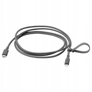 Kabel USB C Lightning Lillhult IKEA 1,5m szary