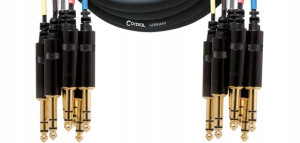 Kabel wieloparowy multicore stereo JACK 3M Cordial