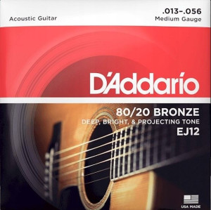 Struny do gitary akustycznej Daddario EJ12 13-56
