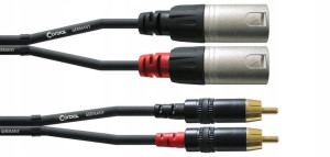Kabel przewód sygnałowy XLR - RCA 1,5 m Cordial