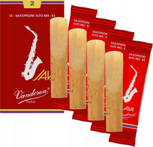 Stroik saksofon altowy 2 Vandoren Java Red ZESTAW