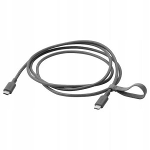 Kabel USB C na USB C Lillhult 1,5 m szary IKEA