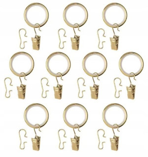 Kółko z żabką i haczykiem 25 mm Syrlig IKEA 10 szt