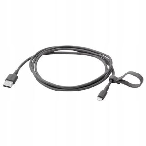 Kabel USB A na Lightning Lillhult IKEA 1,5 m szary