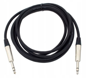 Kabel przewód sygnałowy Jack - Jack 6,3 mm 3 m