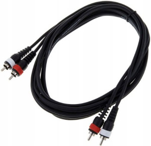 Kabel przewód sygnałowy RCA - RCA 3 m