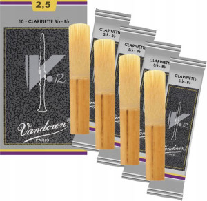 Stroik klarnet Bb 2,5 Vandoren V12 ZESTAW 4 szt. C