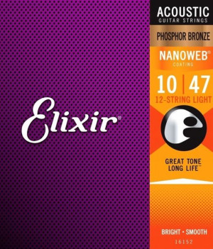 Struny gitara akustyczna 12 strunowa Elixir 16152