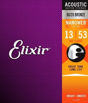 Struny do gitary akustycznej Elixir 11182 13-53