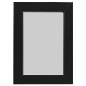 Ramka na zdjęcia 10x15 Fiskbo czarna rama IKEA